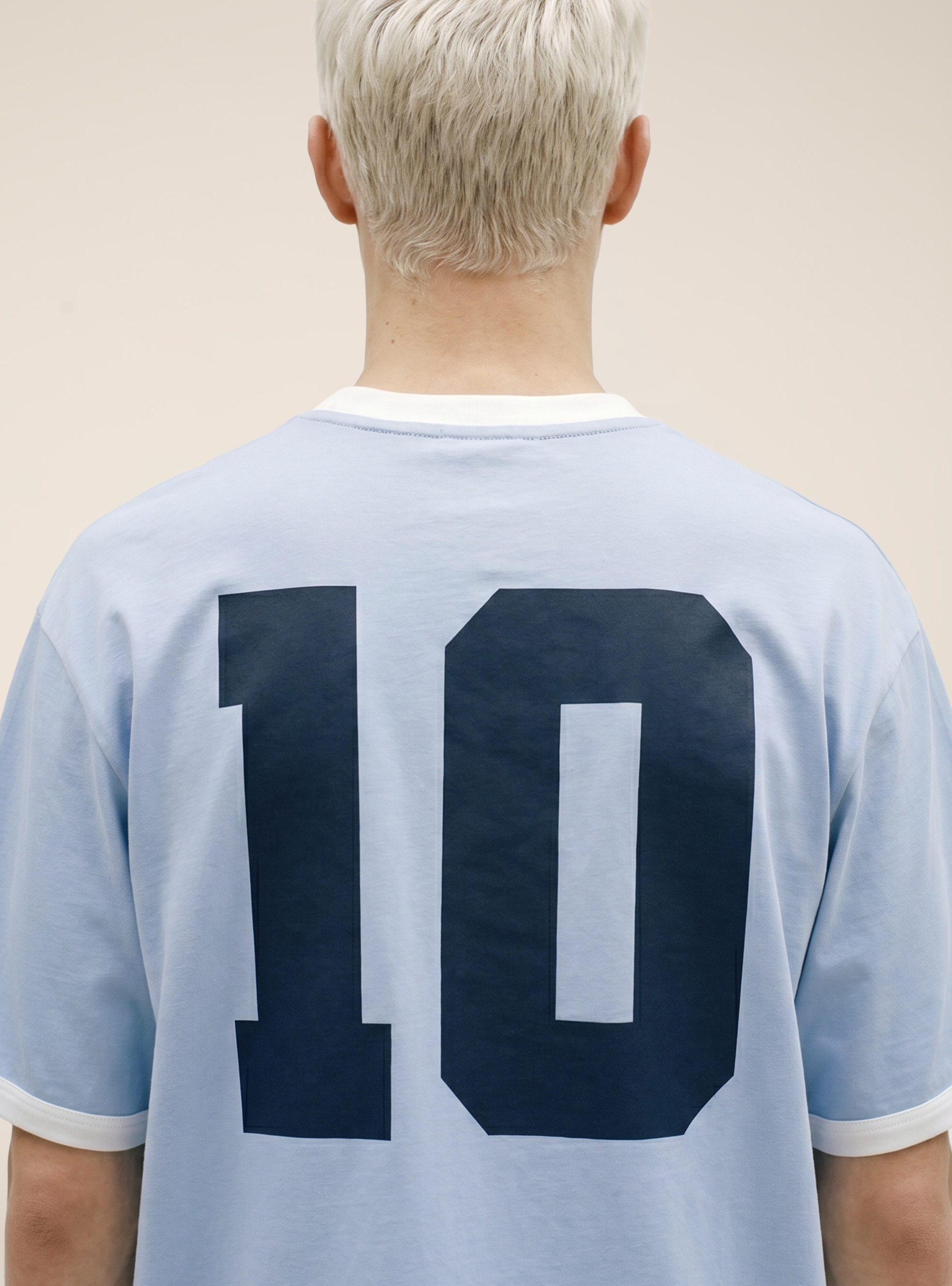 T-shirt boxy fit con stampa mondiali, AZ2 AZURE MEDIUM